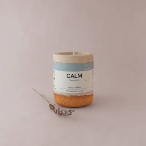 Terra Calm soy wax candle
